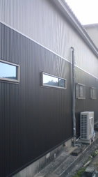 角波トタンのリフォーム