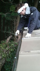 雨どいの施工の流れ